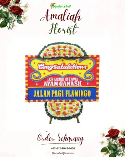Bunga Papan Congratulation di Harris Convention Hall Bekasi